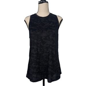 Lululemon Miles Ahead Tank Black Camo Size 4